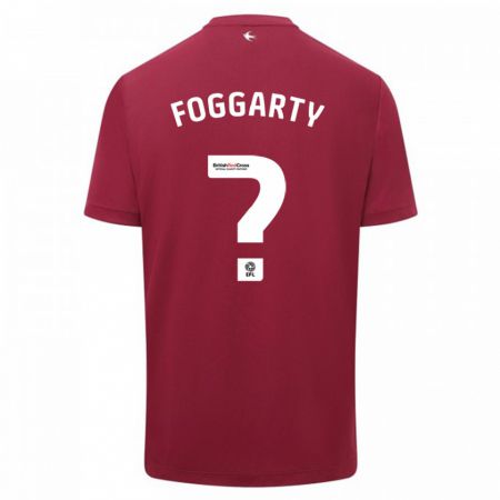 Kandiny Herren Corey Foggarty #0 Rot Auswärtstrikot Trikot 2023/24 T-Shirt