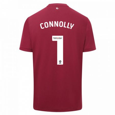 Kandiny Herren Daisy Connolly #1 Rot Auswärtstrikot Trikot 2023/24 T-Shirt