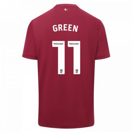 Kandiny Herren Danielle Green #11 Rot Auswärtstrikot Trikot 2023/24 T-Shirt
