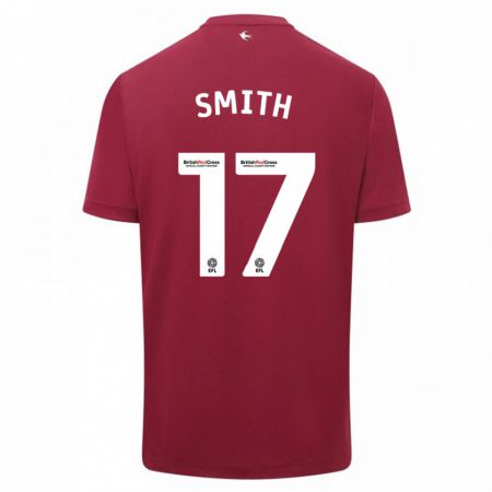 Kandiny Herren Hollie Smith #17 Rot Auswärtstrikot Trikot 2023/24 T-Shirt