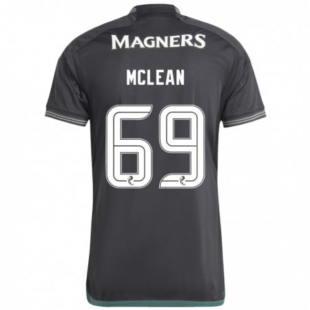 Kandiny Herren Kai Mclean #69 Schwarz Auswärtstrikot Trikot 2023/24 T-Shirt