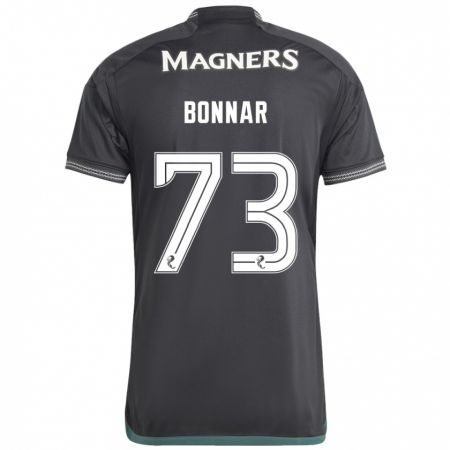 Kandiny Herren Jude Bonnar #73 Schwarz Auswärtstrikot Trikot 2023/24 T-Shirt