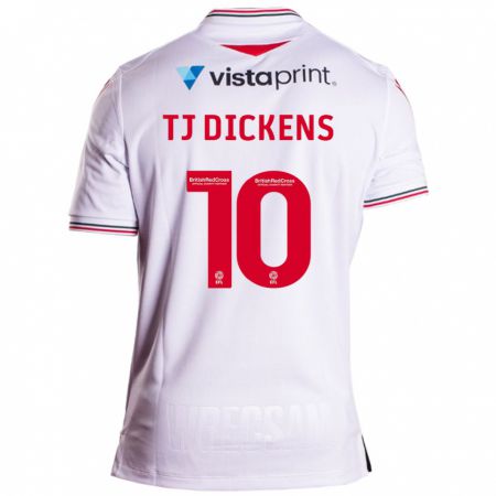 Kandiny Herren Tonicha Tj Dickens #10 Weiß Auswärtstrikot Trikot 2023/24 T-Shirt