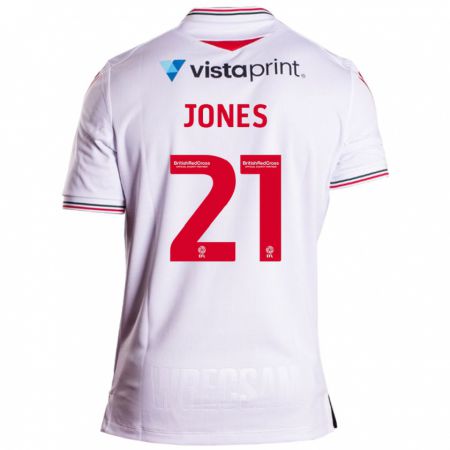 Kandiny Herren Lili Jones #21 Weiß Auswärtstrikot Trikot 2023/24 T-Shirt