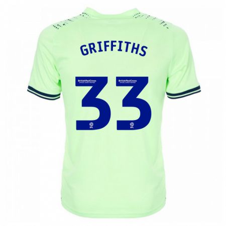 Kandiny Herren Josh Griffiths #33 Marine Auswärtstrikot Trikot 2023/24 T-Shirt
