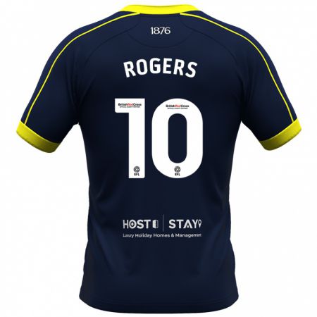 Kandiny Herren Morgan Rogers #10 Marine Auswärtstrikot Trikot 2023/24 T-Shirt