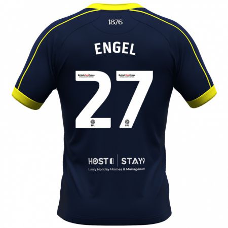 Kandiny Herren Lukas Engel #27 Marine Auswärtstrikot Trikot 2023/24 T-Shirt