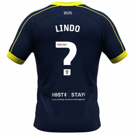 Kandiny Herren Afonso Lindo #0 Marine Auswärtstrikot Trikot 2023/24 T-Shirt