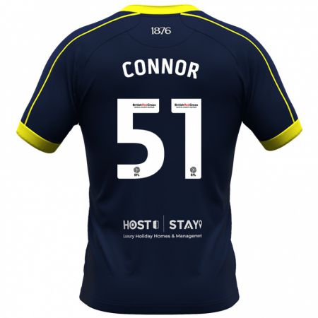 Kandiny Herren Shea Connor #51 Marine Auswärtstrikot Trikot 2023/24 T-Shirt