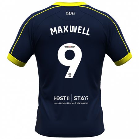 Kandiny Herren Armani Maxwell #9 Marine Auswärtstrikot Trikot 2023/24 T-Shirt