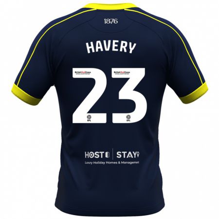 Kandiny Herren Nicole Havery #23 Marine Auswärtstrikot Trikot 2023/24 T-Shirt