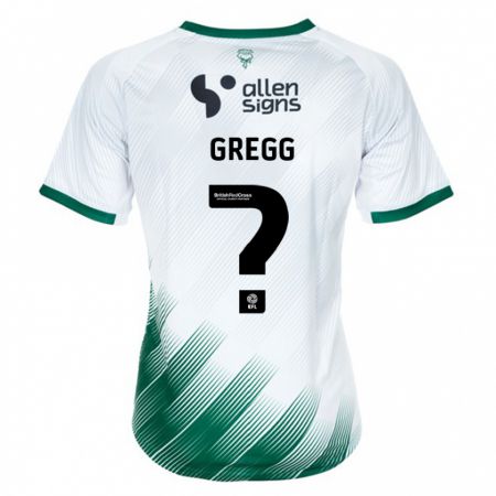 Kandiny Herren Morgan Worsfold-Gregg #0 Weiß Auswärtstrikot Trikot 2023/24 T-Shirt
