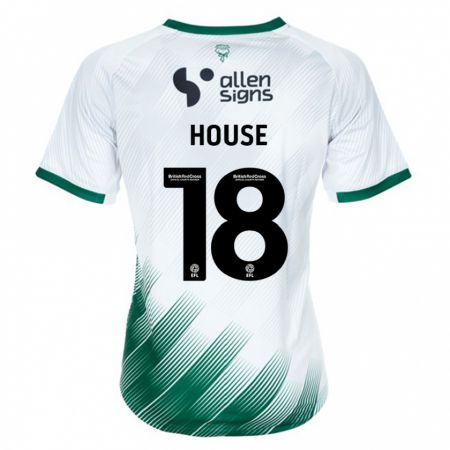 Kandiny Herren Ben House #18 Weiß Auswärtstrikot Trikot 2023/24 T-Shirt