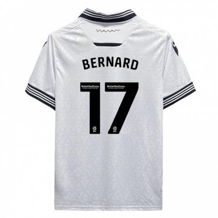 Kandiny Herren Di'shon Bernard #17 Weiß Auswärtstrikot Trikot 2023/24 T-Shirt