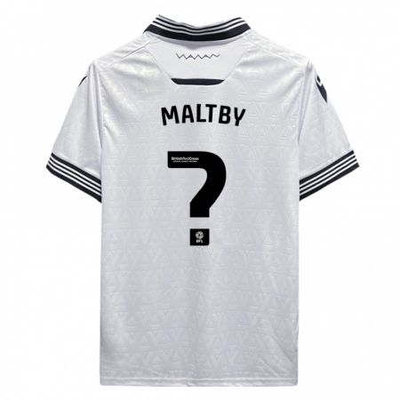 Kandiny Herren Mackenzie Maltby #0 Weiß Auswärtstrikot Trikot 2023/24 T-Shirt