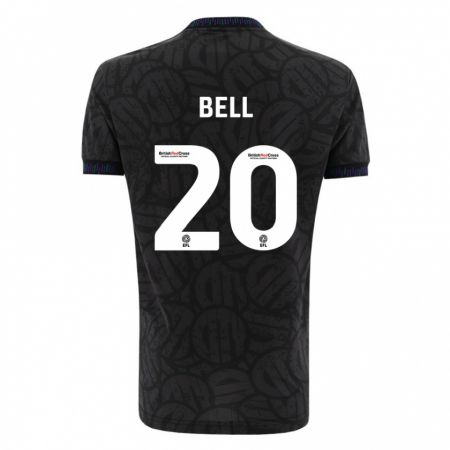 Kandiny Herren Sam Bell #20 Schwarz Auswärtstrikot Trikot 2023/24 T-Shirt