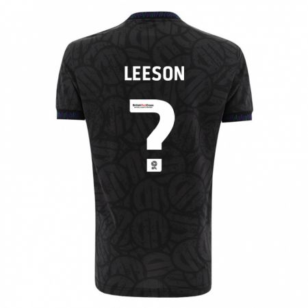Kandiny Herren Harry Leeson #0 Schwarz Auswärtstrikot Trikot 2023/24 T-Shirt