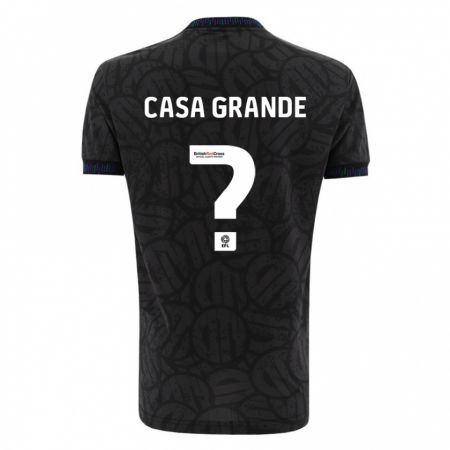 Kandiny Herren Josey Casa-Grande #0 Schwarz Auswärtstrikot Trikot 2023/24 T-Shirt