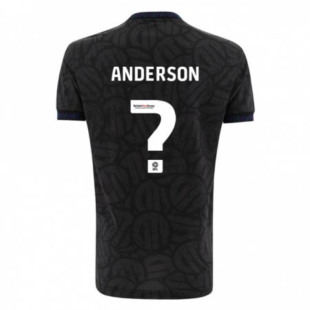 Kandiny Herren Taine Anderson #0 Schwarz Auswärtstrikot Trikot 2023/24 T-Shirt