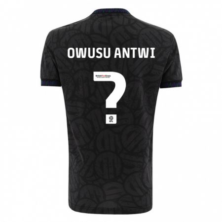 Kandiny Herren Filbert Owusu-Antwi #0 Schwarz Auswärtstrikot Trikot 2023/24 T-Shirt