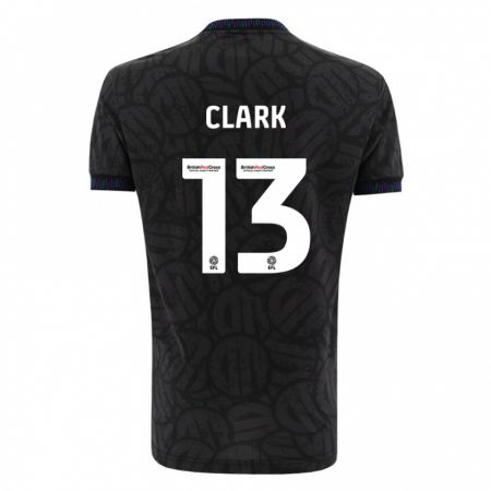 Kandiny Herren Olivia Clark #13 Schwarz Auswärtstrikot Trikot 2023/24 T-Shirt