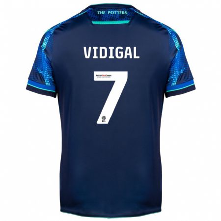 Kandiny Herren André Vidigal #7 Marine Auswärtstrikot Trikot 2023/24 T-Shirt