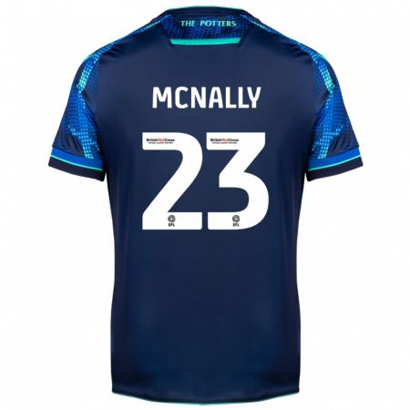 Kandiny Herren Luke Mcnally #23 Marine Auswärtstrikot Trikot 2023/24 T-Shirt