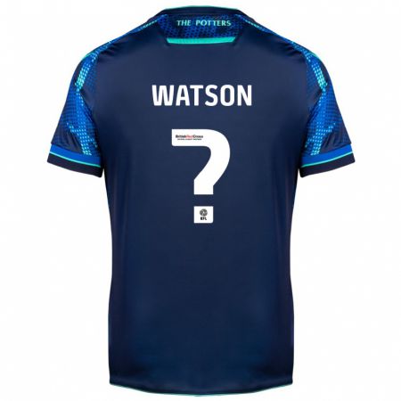 Kandiny Herren Adam Watson #0 Marine Auswärtstrikot Trikot 2023/24 T-Shirt