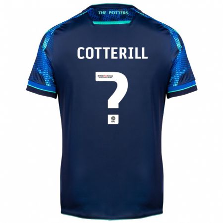 Kandiny Herren Alex Cotterill #0 Marine Auswärtstrikot Trikot 2023/24 T-Shirt