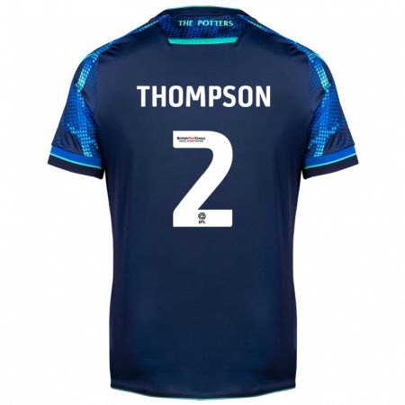 Kandiny Herren Sophie Thompson #2 Marine Auswärtstrikot Trikot 2023/24 T-Shirt