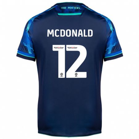 Kandiny Herren Kayleigh Mcdonald #12 Marine Auswärtstrikot Trikot 2023/24 T-Shirt