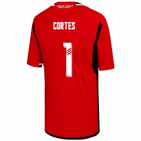 Kandiny Herren Brayan Cortés #1 Rot Auswärtstrikot Trikot 2023/24 T-Shirt