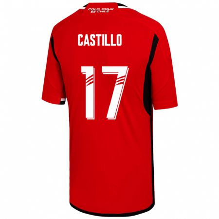 Kandiny Herren Fabián Castillo #17 Rot Auswärtstrikot Trikot 2023/24 T-Shirt