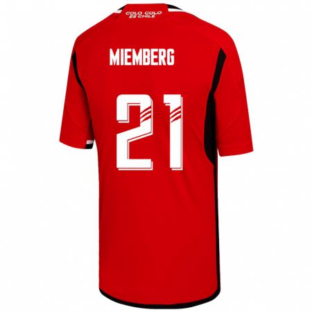 Kandiny Herren Erick Wiemberg #21 Rot Auswärtstrikot Trikot 2023/24 T-Shirt