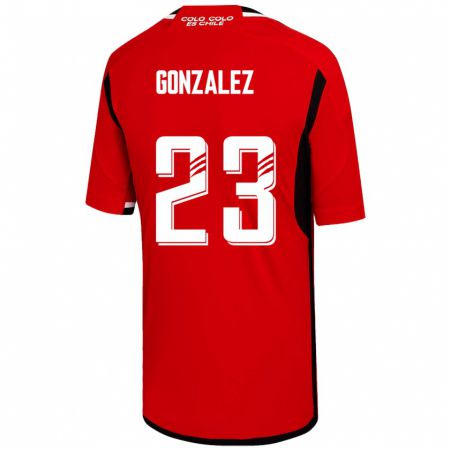 Kandiny Herren Ramiro González #23 Rot Auswärtstrikot Trikot 2023/24 T-Shirt