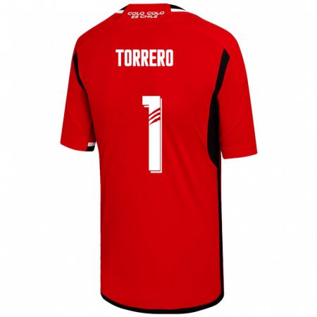 Kandiny Herren Ryann Torrero #1 Rot Auswärtstrikot Trikot 2023/24 T-Shirt