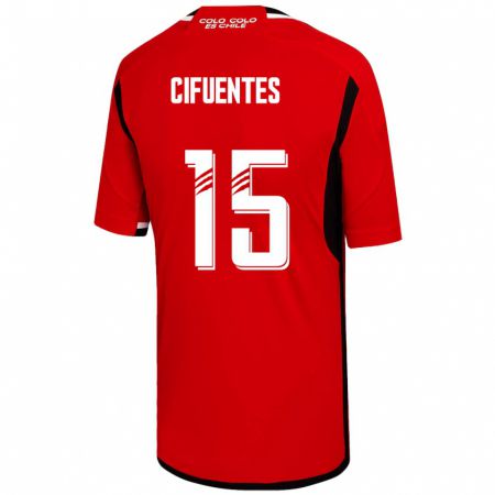 Kandiny Herren Anaís Cifuentes #15 Rot Auswärtstrikot Trikot 2023/24 T-Shirt