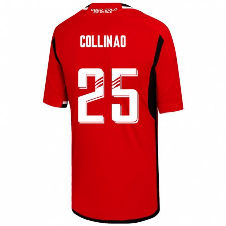 Kandiny Herren Margarita Collinao #25 Rot Auswärtstrikot Trikot 2023/24 T-Shirt
