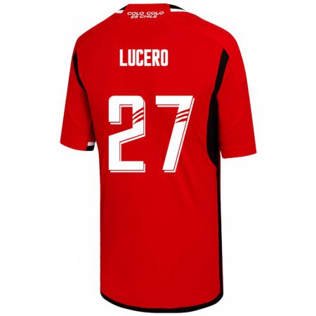 Kandiny Herren Valentina Lucero #27 Rot Auswärtstrikot Trikot 2023/24 T-Shirt
