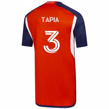 Kandiny Herren Ignacio Tapia #3 Weiß Auswärtstrikot Trikot 2023/24 T-Shirt