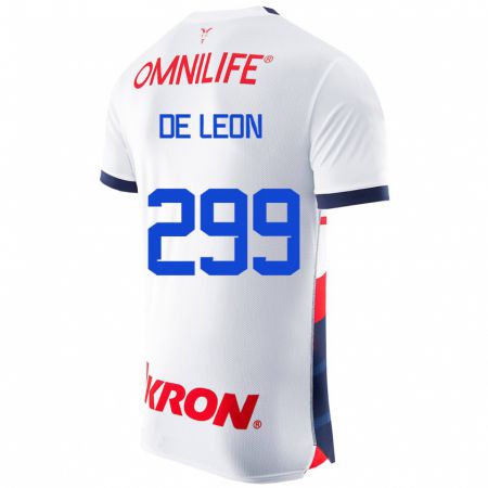 Kandiny Herren Jared De León #299 Weiß Auswärtstrikot Trikot 2023/24 T-Shirt