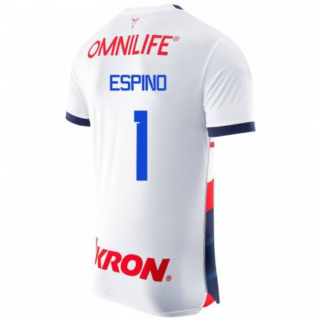 Kandiny Herren Celeste Espino #1 Weiß Auswärtstrikot Trikot 2023/24 T-Shirt