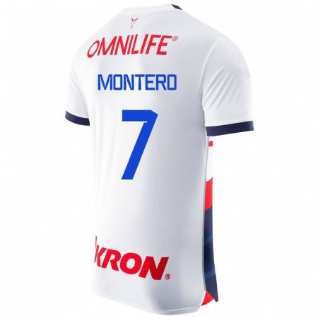Kandiny Herren Casandra Montero #7 Weiß Auswärtstrikot Trikot 2023/24 T-Shirt