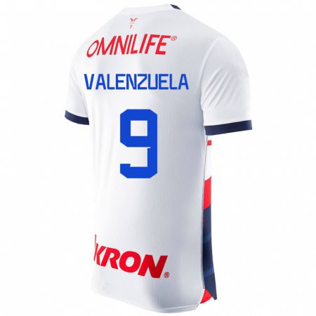 Kandiny Herren Gabriela Valenzuela #9 Weiß Auswärtstrikot Trikot 2023/24 T-Shirt