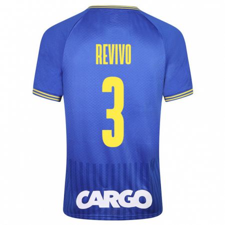 Kandiny Herren Roy Revivo #3 Blau Auswärtstrikot Trikot 2023/24 T-Shirt