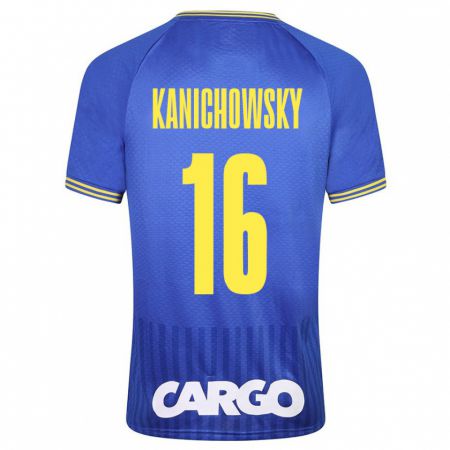 Kandiny Herren Gabi Kanichowsky #16 Blau Auswärtstrikot Trikot 2023/24 T-Shirt
