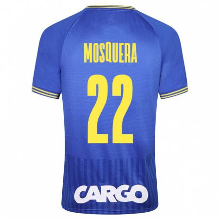 Kandiny Herren Orlando Mosquera #22 Blau Auswärtstrikot Trikot 2023/24 T-Shirt