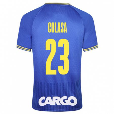 Kandiny Herren Eyal Golasa #23 Blau Auswärtstrikot Trikot 2023/24 T-Shirt