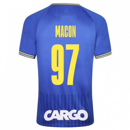 Kandiny Herren Yvann Maçon #97 Blau Auswärtstrikot Trikot 2023/24 T-Shirt