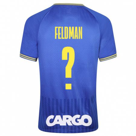 Kandiny Herren Ron Feldman #0 Blau Auswärtstrikot Trikot 2023/24 T-Shirt